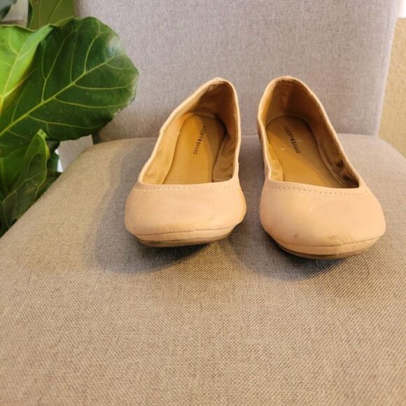 Lucky Emmie Ballet  Flats 7.5 Nude/ Blush - Picture 2 of 4